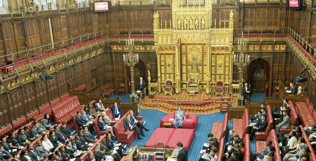 The House of Lords, where the Data Use and Access Bill was introduced.